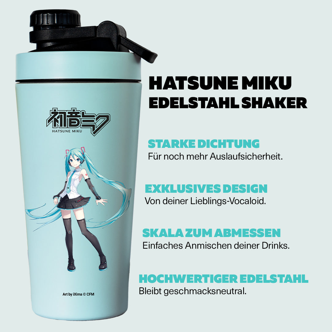 Edelstahl Shaker Hatsune Miku